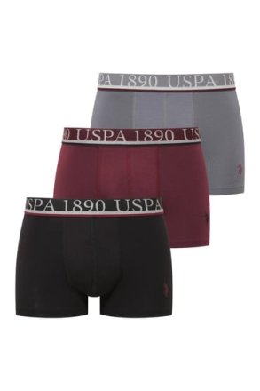 U.S. POLO ASSN. 3Pack modalové boxerky 80547